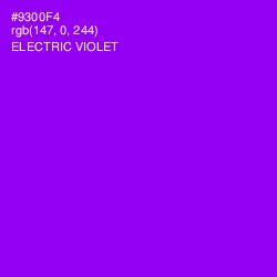 #9300F4 - Electric Violet Color Image